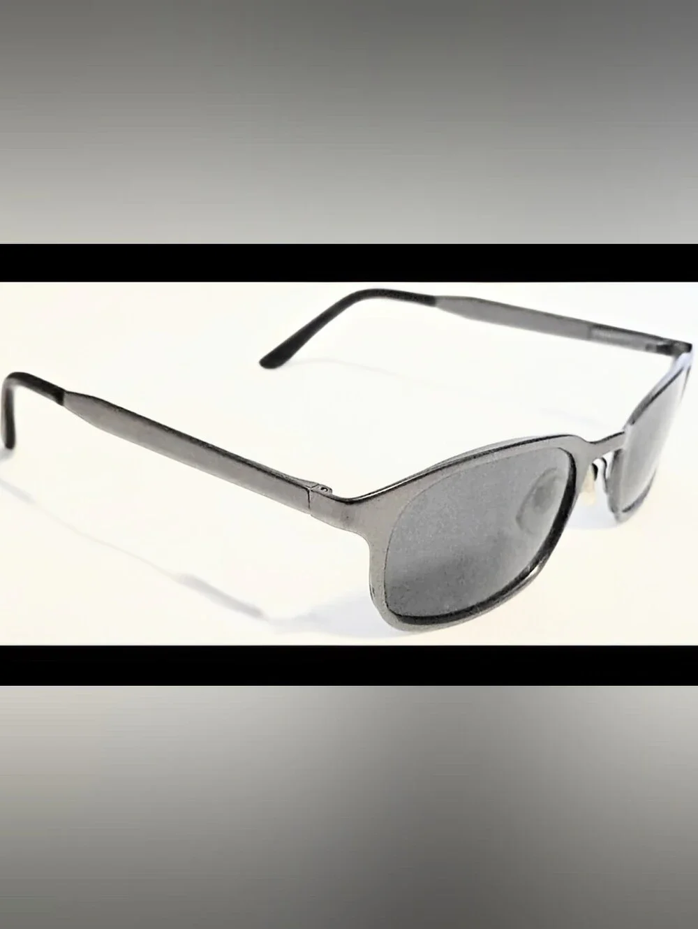 KENNETH COLE New York  Rectangular Sunglasses KC7147 Dark GunMetal Gray Frames